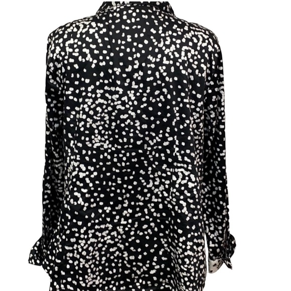 Lane Bryant Polka Dot Blouse - Picture 4 of 5